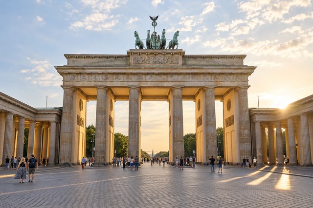 Brandenburg Gate in Berlin.
