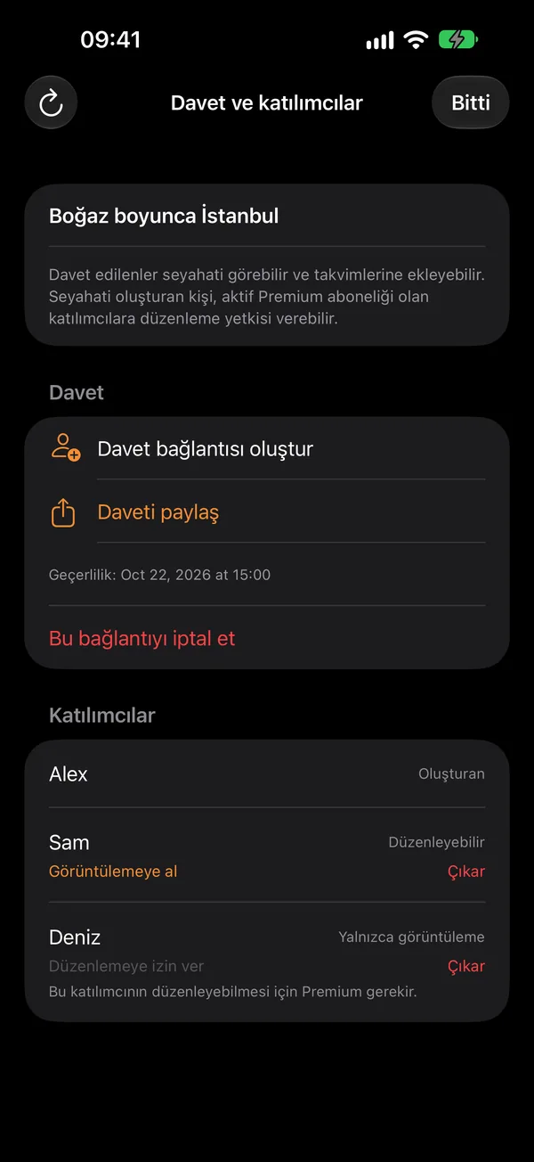 Birlikte planlayın — Kim katıldı, ne değişti? Birlikte takip edin.