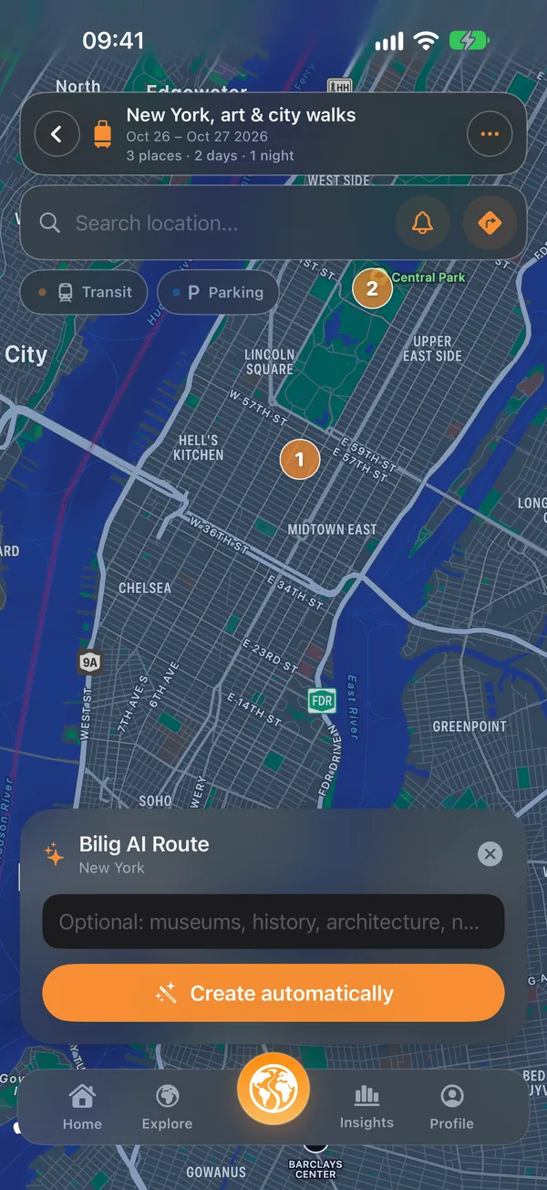 AI trip planning — Your travel idea. A place to start.