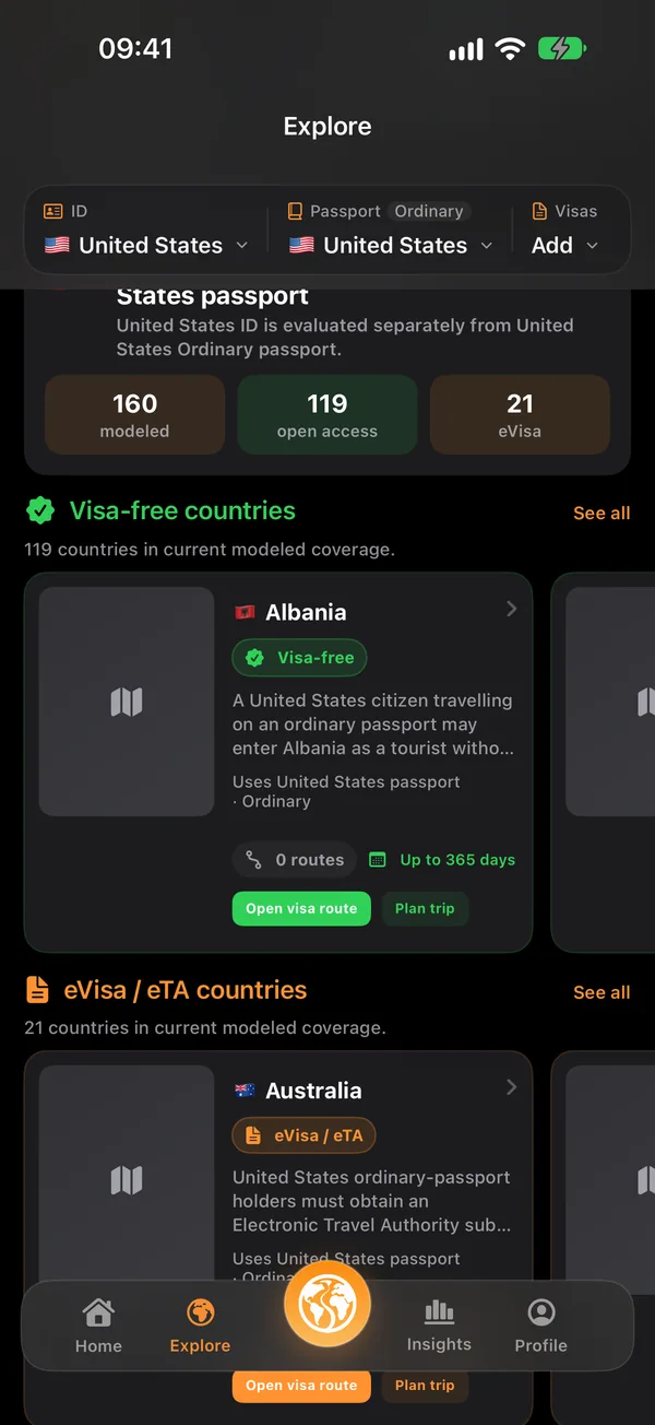 Explore entry requirements — Country by country. Explore your options.