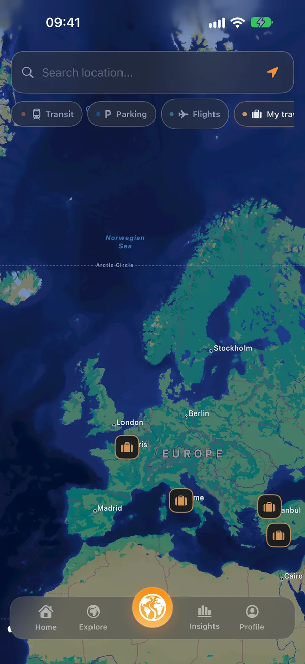 Your travel history — Every country. A new story.