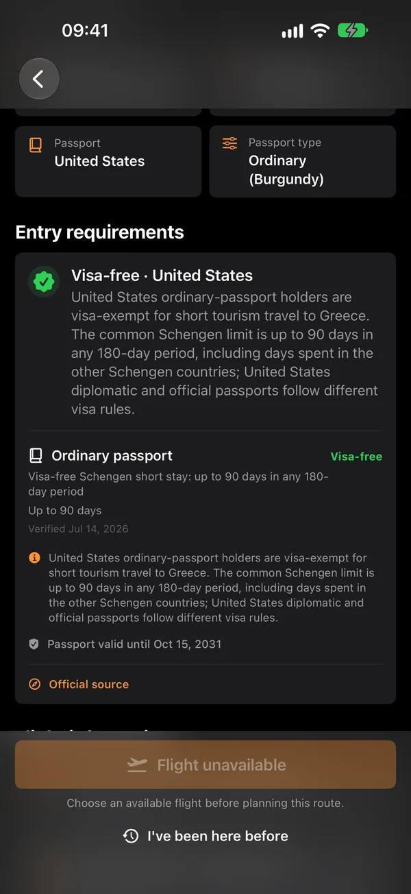 Explore entry requirements — City by city. Check your documents.