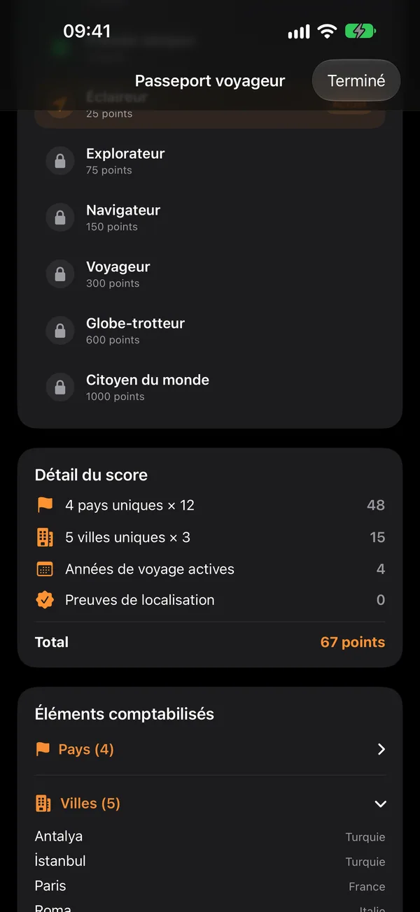Bilig Passport — Ville après ville. Votre histoire de voyage.