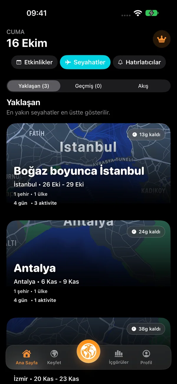 Haritada otoparklar — Yeni yolculuklar. Tek bir yerde.