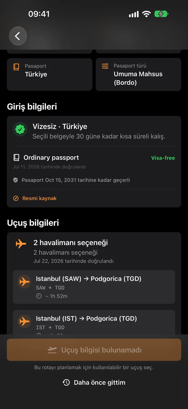 Giriş koşullarını keşfet — Şehir şehir keşfet. Belgelerine göre incele.