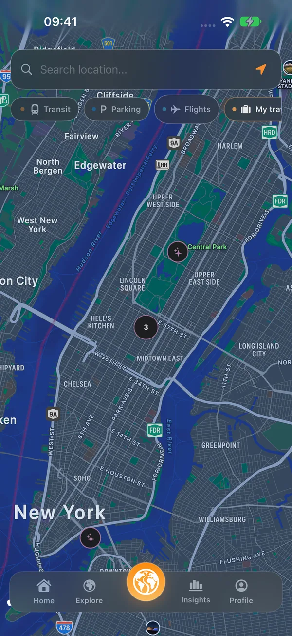 Trip planning — Your places. Your travel map.