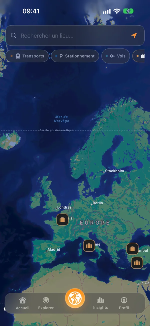 Vos voyages passés — Chaque pays. Une nouvelle histoire.